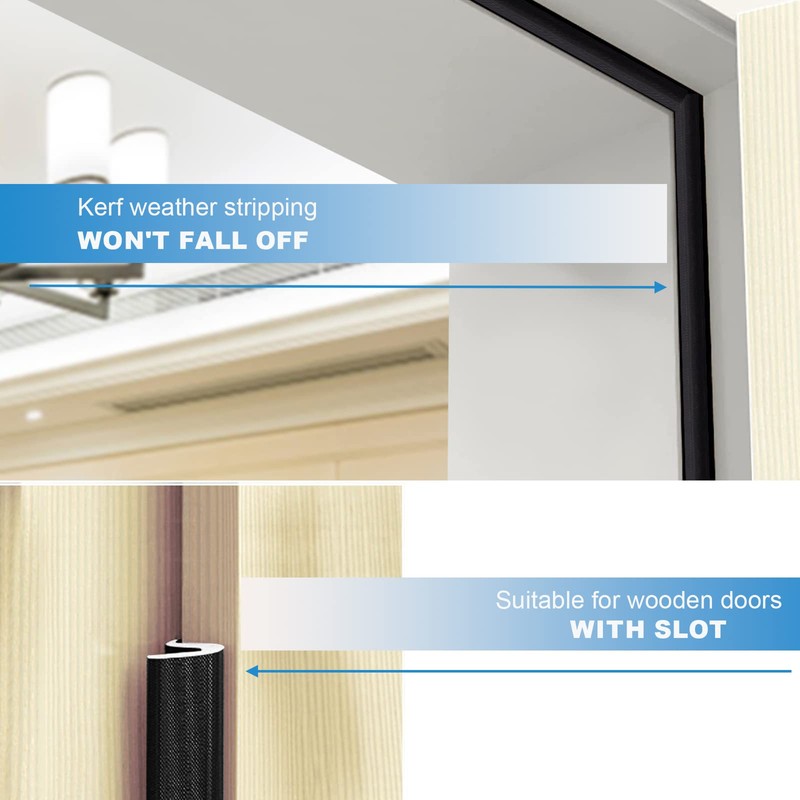 40 Feet Door Weather Stripping, Kerf Weather Stripping for Doors