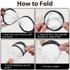 V-chen 120PCS Foldable Flying Disc Fans Set with Bags, 9.8
