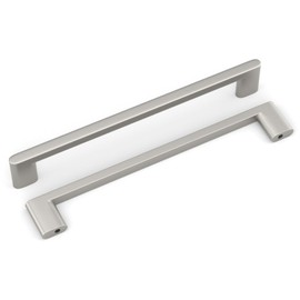 homdiy 10 Pack Brushed Nickel Cabinet Pulls 7-1/2 inch Hole Center Kitchen Drawer Handles for Dresser Cupboard Living Room