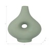 Sagebrook Home Boho Ceramic Stoneware Vase - Unique Hollow Design