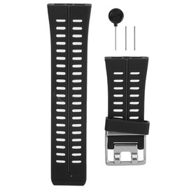 Replacement Wrist Strap Watchband with Needle Disassemble Tool for POLAR V800 Watch(Black White )