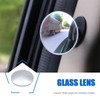 Side | Optical Design Round HD Glass Frameless Convex Rear