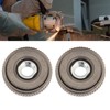 2Pcs Angle Grinder Flange Nut Self Locking M14 50mm Alloy