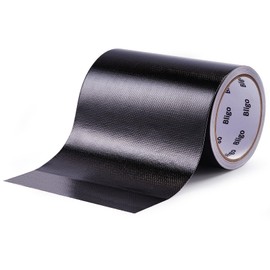 Heavy Duty Waterproof Repair Tape 6 Inch x 25 FT for RV Awning, Tent, Tarp, Sail and Boat Cover, Outdoor Fabric Repair Patch, UVproof, Multipurpose Black