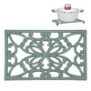 Sumnacon Cast Iron Trivet Heat Resistant Iron Trivet for Hot