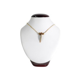 Generic Real North American Badger Claw Necklace: 1-claw, natural