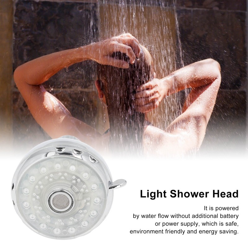 LED Shower Head 7 Color Flash Light Automatically Changing Shower