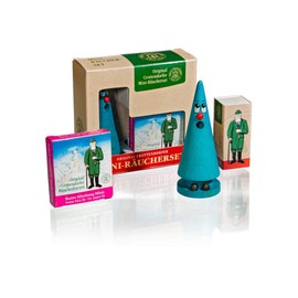 Crottendorfer Incense Cones - Incense Figure/Goat Leg Set - Leo Lavender with Colourful Mix Incense Cones - Made in Germany