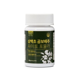Baekse Food Sambaekcho Morel Cabbage Phyto Formula 500mg x 60 tablets, 5 pcs / 백세식품 삼백초 곰보배추 파이토 포뮬라 500mg x 60정, 5개