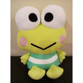 Sanrio Large Sanrio Keroppi Corduroy 13" Frog in Green Plush NWT