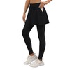 LouKeith Skirted Leggings for Women Athletic Skirt with Leggings Tennis