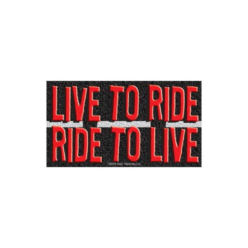 C&D Visionary Licenses Products Live to Ride Sticker