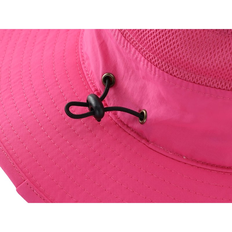 [Connectyle] UPF 50+ Men's Ladies Mesh Safari Hat Wide Brim