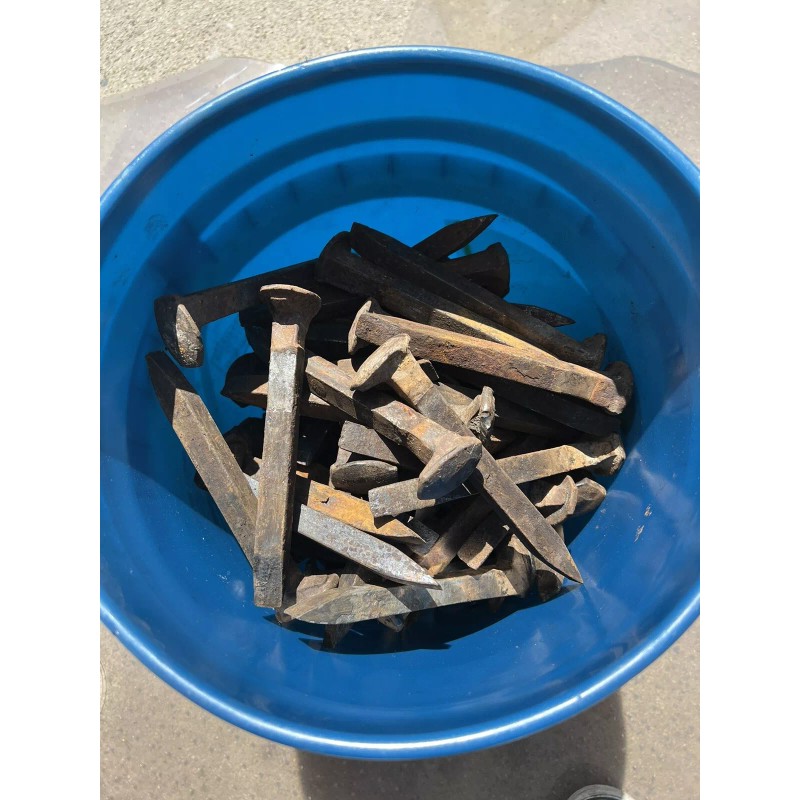 Lot of 60 High Carbon Railroad Spikes