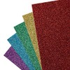 48 Sheets Rainbow Glitter 4.5" x 7" Cardstock Paper Pad