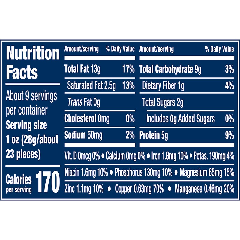 Planters Lightly Salted Whole Cashews (8.5 oz Canister)