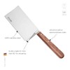 Triangle Plancha spatula, walnut wood, 12 cm / 4.7"