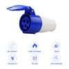 16A 240V 3-Pin Weather Proof Industrial Socket, Conform to IEC309-2