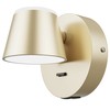 URSOLA Wall Light LED Wall Sconce with On/Off Switch USB