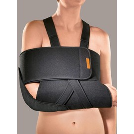 RO + Ten m8412 and Removable Shoulder with Pocket Elbow Arm Sling, Black