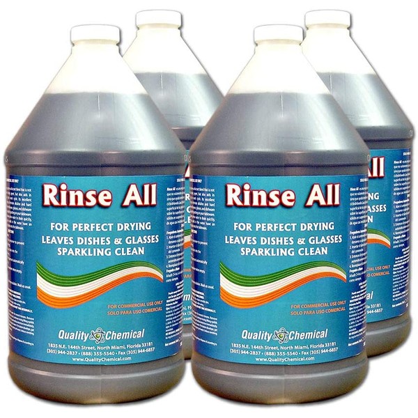 Rinse All - Commercial Industrial Grade Rinse Aid-4 gallon case