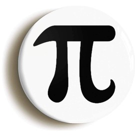 Ozorath PI GEEK BADGE BUTTON PIN (Size is 1inch/25mm diameter) MATHS 3.14