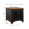 Signature Design by Ashley Valebeck Farmhouse Rectangular End Table with