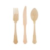 BambooMN Brand - Disposable Fork, Knife, Spoon Set, 10 Pieces
