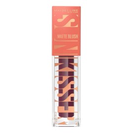 Maybelline Blush mate líquido Sunkisser, 4.7ml, fórmula con Vitamina E, aplicador XL, dura 12H