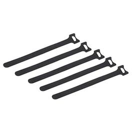 Meister Cable Ties Velcro 125 x 12.5 mm, black, 5 pieces, 7452500