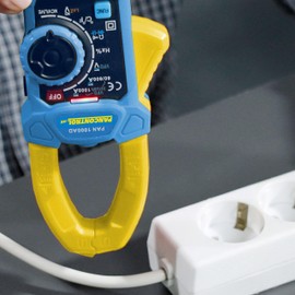 Pancontrol PAN1000AD Digital Current Clamp 1000A AC/DC True RMS Diameter = 35 mm, Clamp Multimeter, Contactless Voltage Tester
