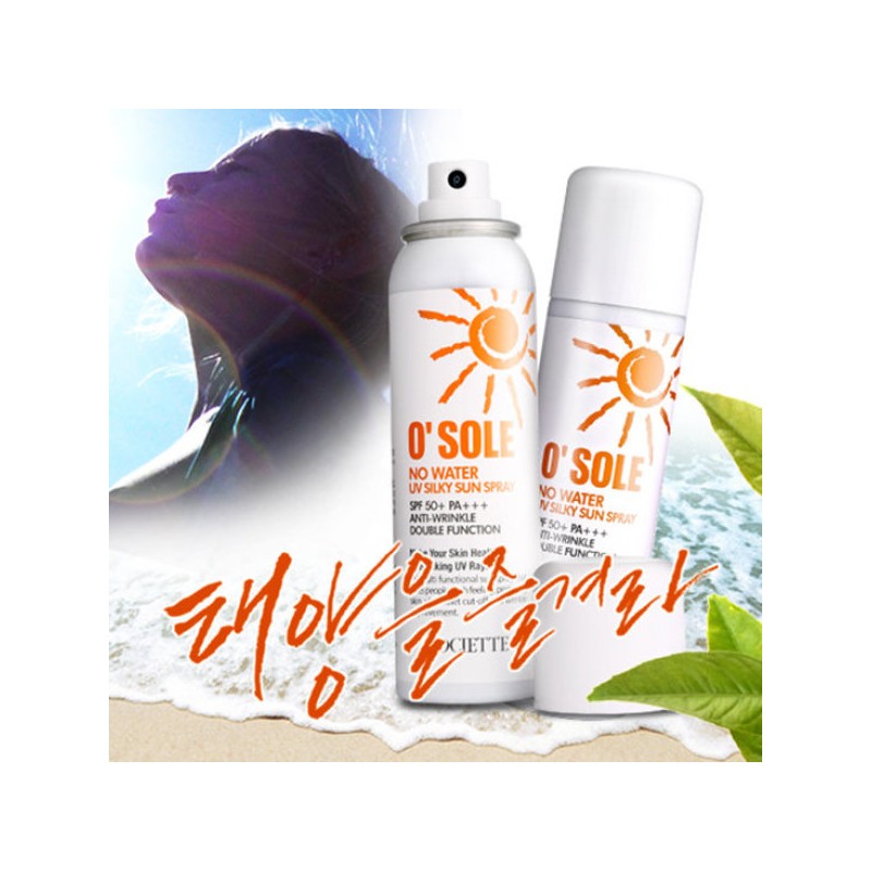 2개소시에떼 오쏠레 UV 실키 썬스프레이/워터프루프+주름기능성 2-piece Osolle UV Silky Sunspray/Waterproof