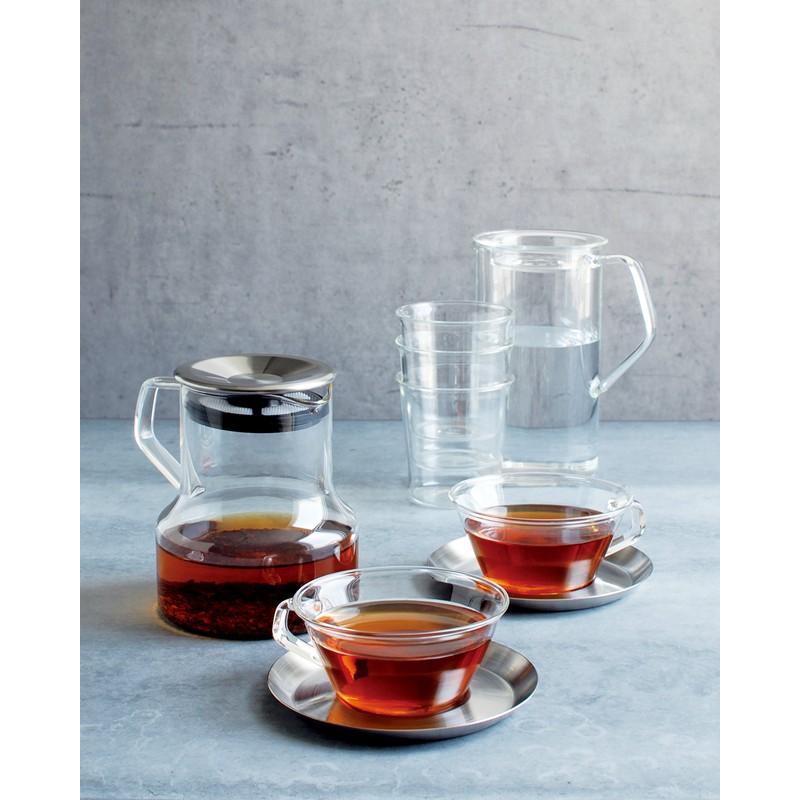 KINTO (キントー) CAST ティーカップ 220ml 耐熱ガラス 紅茶 電子レンジ・食洗機使用可 8437