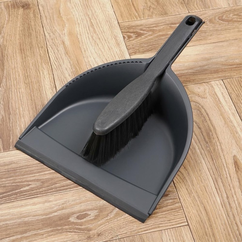 Vilde Dustpan and Hand Brush Set Black