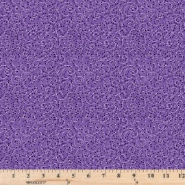 Riley Blake Plum Petals Petal Swirl Violet C15645-VIOLET Cotton Fabric By half yard