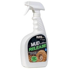Flitz Mud Release - 32oz of USA-Made Mud Defender Spray - Non-Stick Hydrophobic Spray to Prevent Debris - Works on ATVs, Bikes, Motorcycles, Undercarriages - Water-Based Hydrophobic Coating (1 Pack)