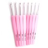 9-Piece Crochet Hooks with Colour Gradient Crochet Hooks Tulip Hook