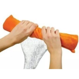 Shammy Original  Orange Super Absorbent German Shammy Cloths .(3 Pack).Frazadas  3 Pcs