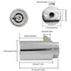 Bonsicoky 2 Set Vending Machine Lock and Key (Keyed Alike),