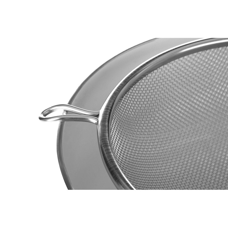 Premier Housewares Sieve with Wooden Handle, 16 cm - Stainless