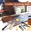 BUTUZE Leather Kit, Leather Tooling Kit, Practical Leather Working Tools