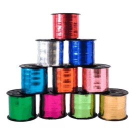 Celosa Liston P/enchinar Curling Metalizado 200mts. Regalos Celosa