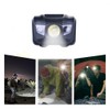 HappyOrange 3-Pack Waterproof LED Headlamp (White and Red Lights), 4