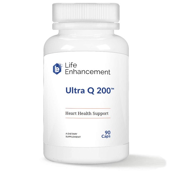 Life Enhancement Ultra Q 200 | 200 mg CoQ10 (Coenzima Q10) | 90 porciones