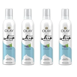 Olay Foaming Whip Body Wash - BIRCH WATER & LAVENDER - 10.3 FL oz - Pack of 4