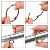 KaiYi 20pcs Shower Curtain Rings Sliding Ring Opening Design 38mm