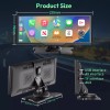 XGODY 4K 10.26"Dash Cam Mirror Nav WiFi Voice Control Car