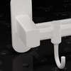 Wall Mount Utensil Rail Rack Easy Sliding Space Aluminum Kitchen
