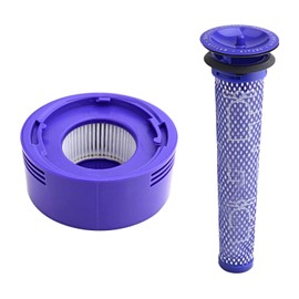 Goodsby Replacement Kit Pre & Post Motor HEPA Filters for Dyson V7 V8 SV10 SV11 Absolute Animal Motorhead Vacuum Cleaner Part # 965661-01 & 967478-01