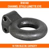 Buyers Products B16140 Plain Finish Forged Steel Tow Eye, 3"